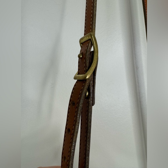 Dooney & Bourke ultra rare Air Force blue pebbled leather large SCOTTISH KILTY - Picture 6 of 14